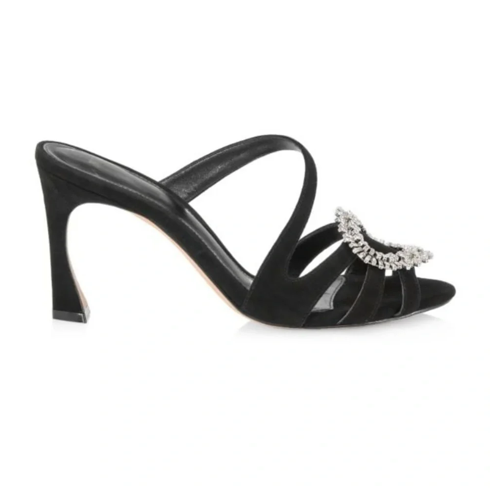 NWT Alexandre Birman Alicia
Suede Embellished Mules - Picture 2 of 15